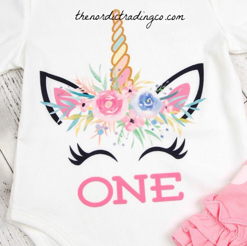 first birthday unicorn onesie