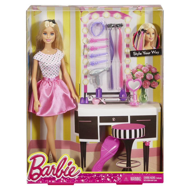 barbie hair set