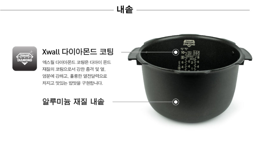 Cuckoo CRP-P1009S 10 Cups Electric Pressure Rice Cooker (Black)