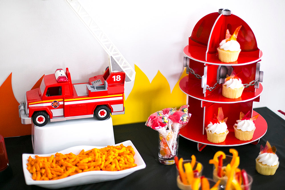 Two Firefighter Inspired Cupcake Topping Ideas Pop And