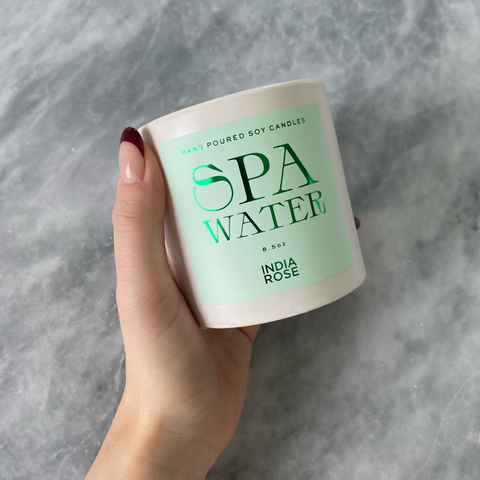 Spa Water Candle