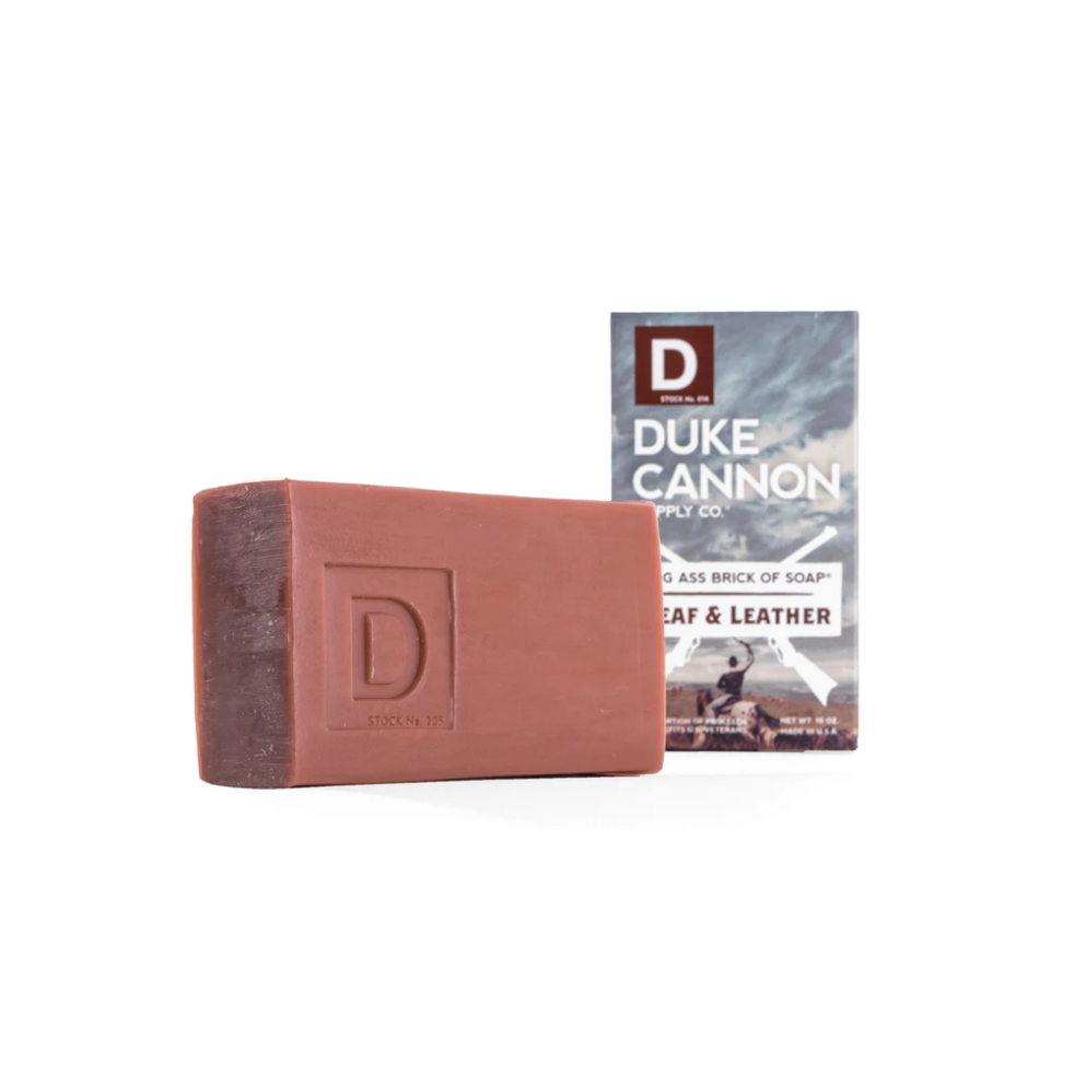 Duke Cannon Leaf And Leather Big Ass Brick Soap – Tin Cottage