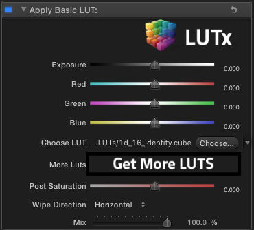 luts for final cut pro x