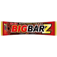 BigBarZ Ingredients: Vegetable oils and fats, sugar, corn grits, cocoa mass, whole milk powder, cocoa powder, salt, emulsifier (soy-derived), coloring (caramel), carbonate Ca, perfume Allergen: soybeans, milk