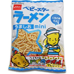 Baby Star Snack Usushio Ingredients: Wheat flour, vegetable oils and fats, good taste salt flavor powder (protein hydrolyzate, glucose, salt, chicken extract powder, vegetable powder, yeast extract powder, sugar, lactose, spices, seasonings oil), protein hydrolyzate , (including milk components to some of the raw materials, soybean, pork, gelatin) spices, seasoning (such as amino acids), emulsifier, caramel color, antioxidants (vitamin E), acidulant, flavoring Allergen: Wheat, chicken, milk