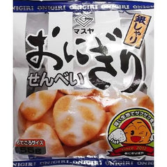 Onigiri Senbei Ginshari Ingredients: Non-glutinous rice (domestic, from USA), vegetable oil, reduced starch syrup, salt, seasoning (such as amino acids), perfume, antioxidants (vitamin E) Allergen: soybeans