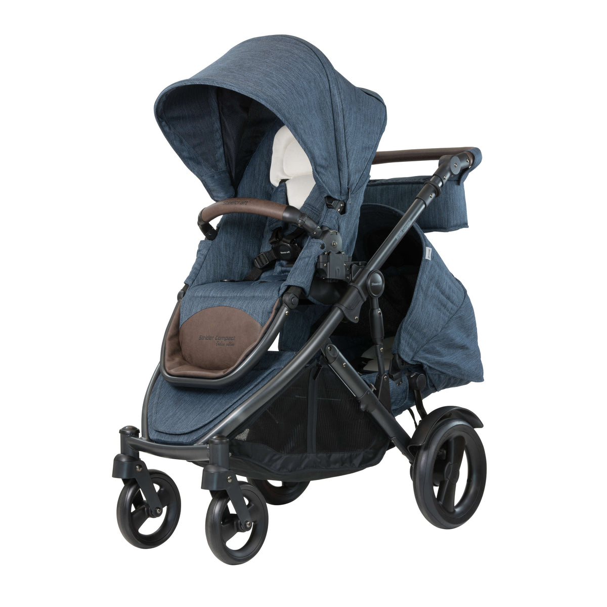 strider double pram