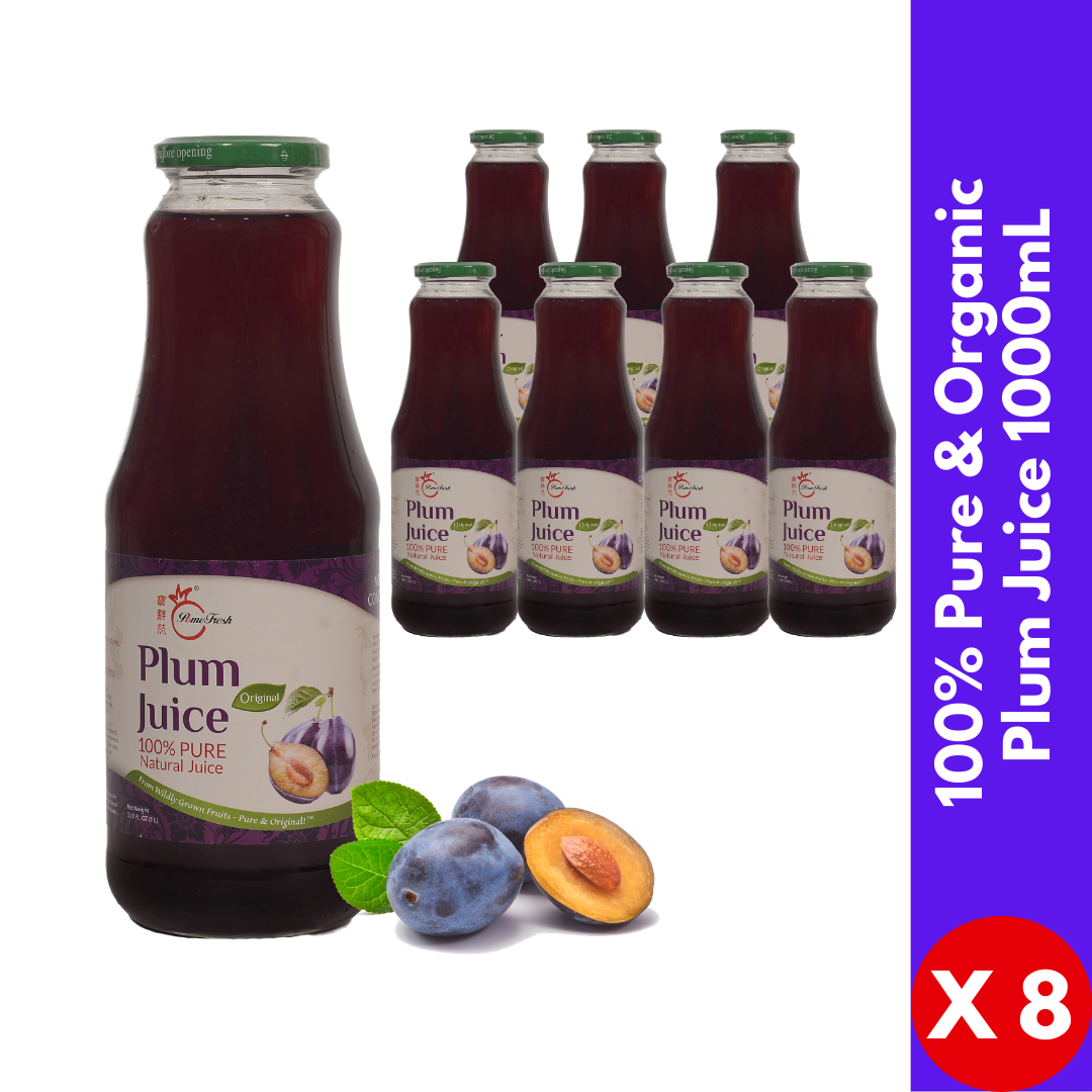 Certified Organic Plum Juice 1l Singapore Pomefresh Pomefresh Organic Pte Ltd 