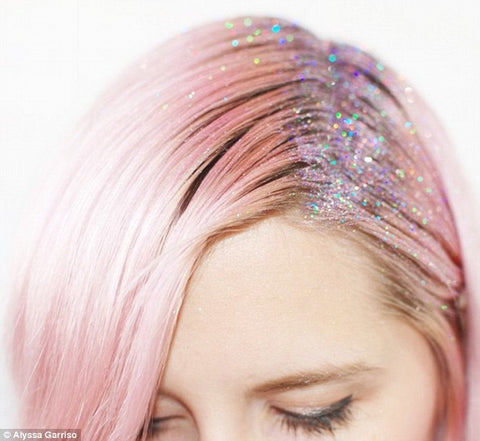 Glitter in the hair on DailyMail.com UK