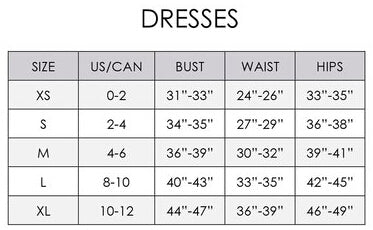 Dress size