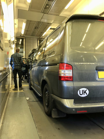 Piggl Campervan on the Eurotunnel