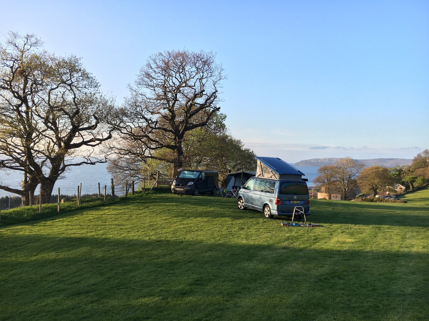trwyn yr wylfa camping and caravan site in conwy