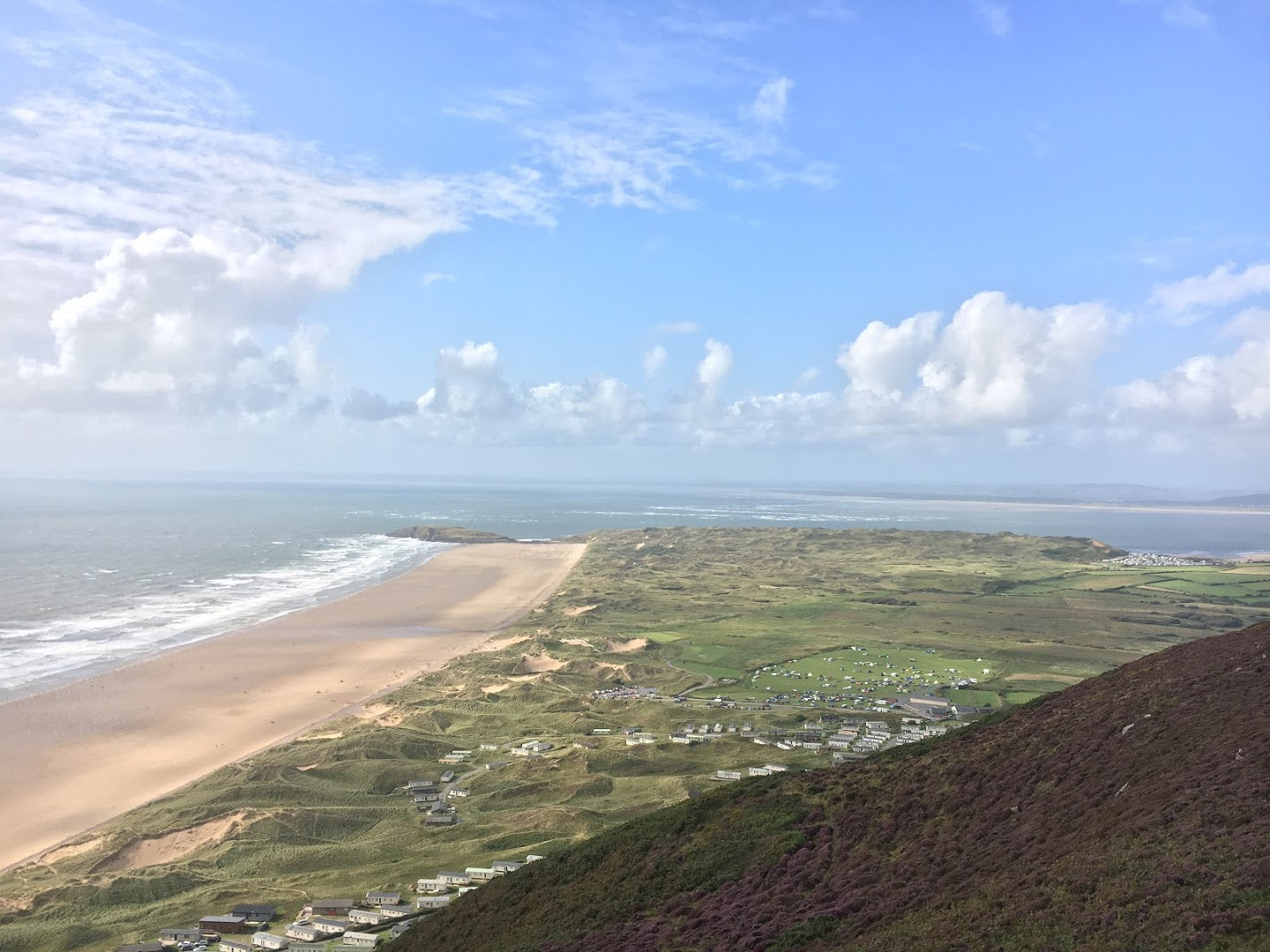 hillend campsite at gower rhossili bay 