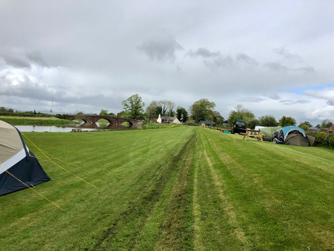 The Boat House Campsite field by Piggl Campervan