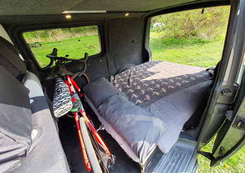 Piggl BIKE SLIDE bed camper van furniture for VW Transporters