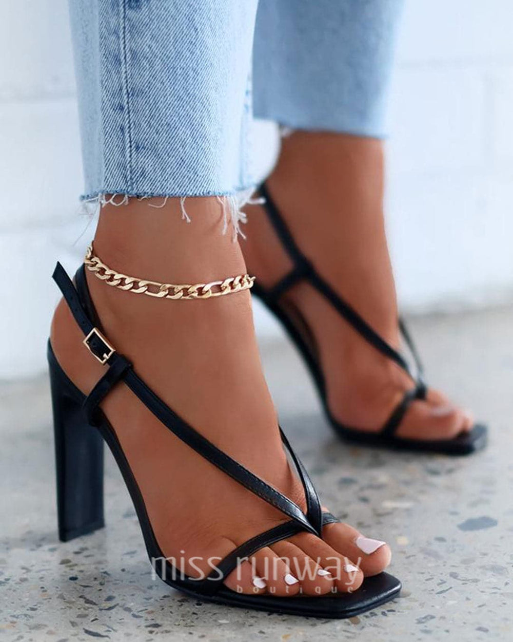 Buy Yael Heels Black Online | Miss Runway Boutique