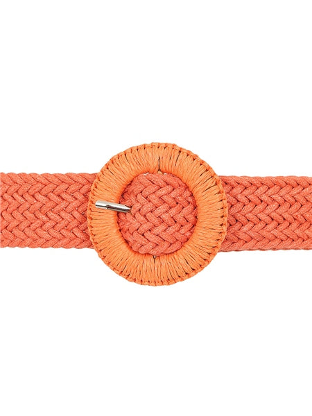 orange woven belt