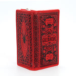 Grimoire Book Wallet in Red