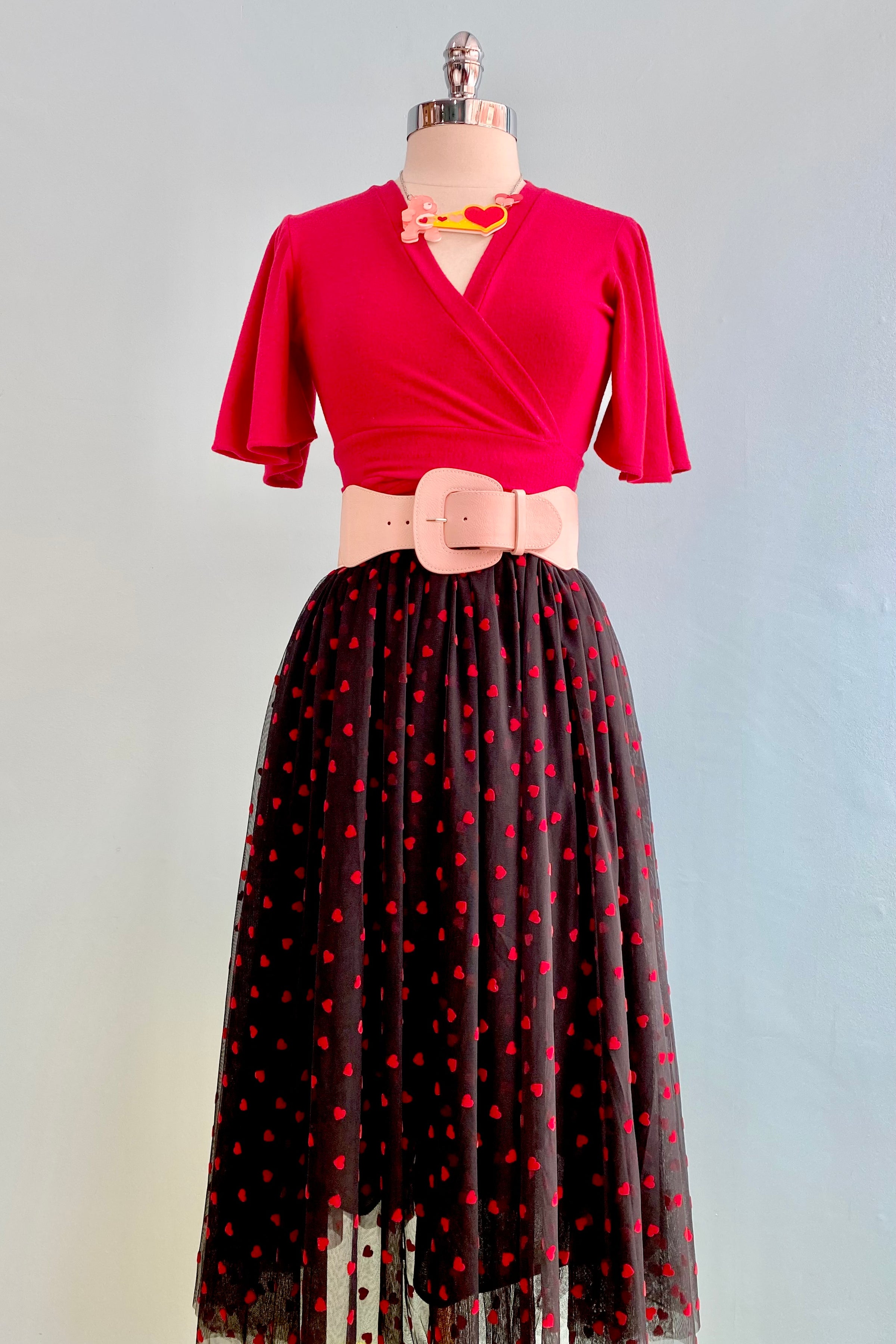 RosyMonster】heart dot tops &skirts | coinweez.com