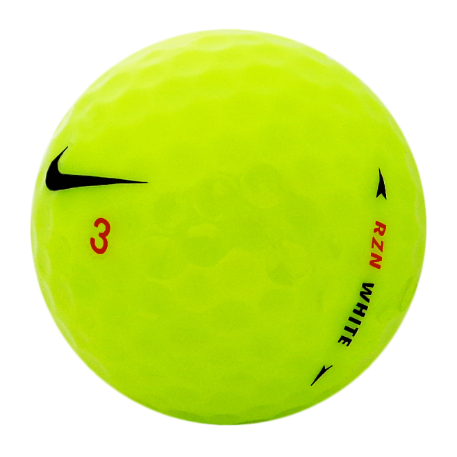 Nike RZN White - Yellow | GolfBallHero 