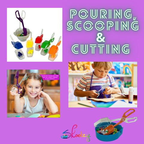 A Fun Cutting with Scissors Activity: Fine-Motor Skills and Squeezing