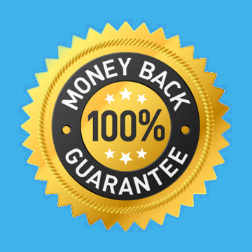 100% money back guarantee star