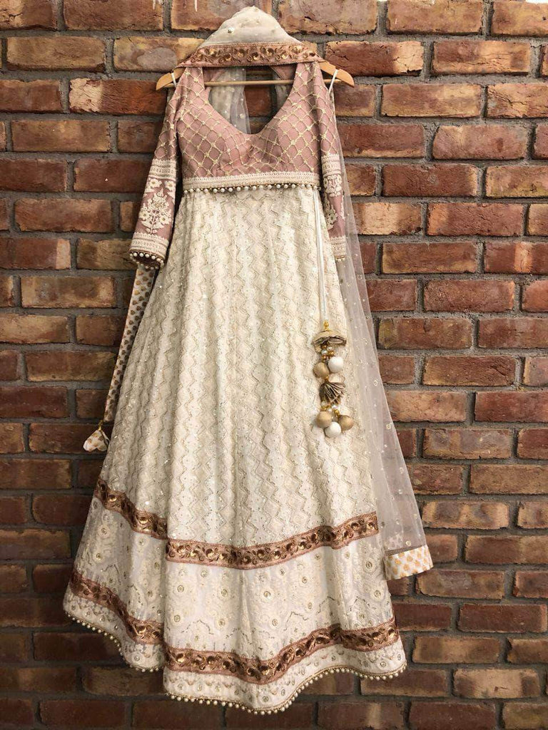 Chikankari Lehenga Blouse, 2 Taar Lehenga Blouse, Georgette Lehenga Blouse,  White Chikan Lehenga, Mukaish Lehenga, Indian Wedding Wear - Etsy