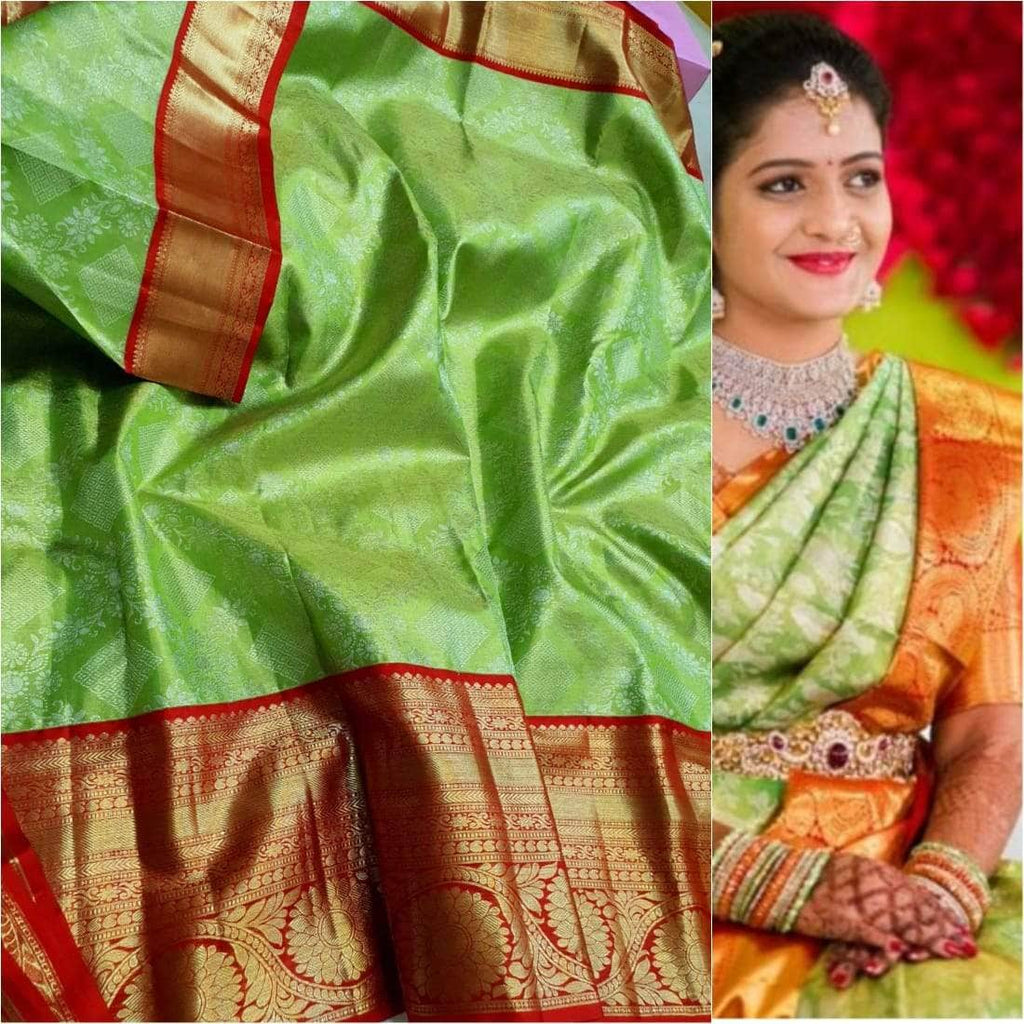 Beautiful Kanjivaram Pure Silk Saree – FashionVibes