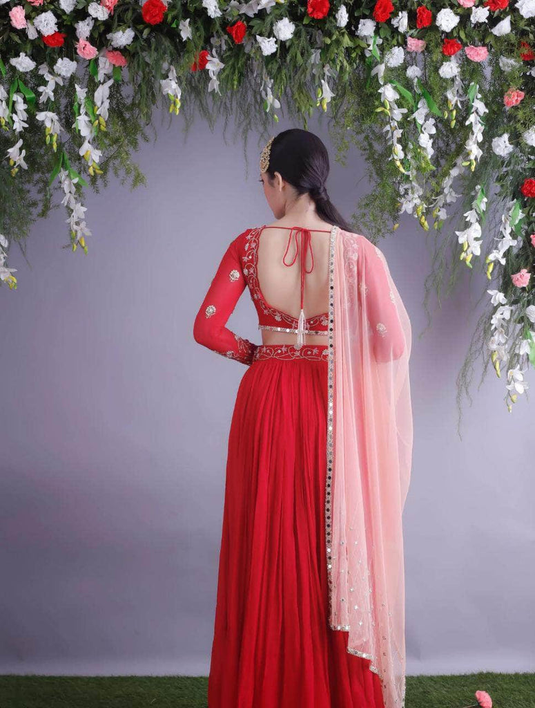 Buy Anu Shree Reddy Silk Lehenga Choli Online in India - Etsy