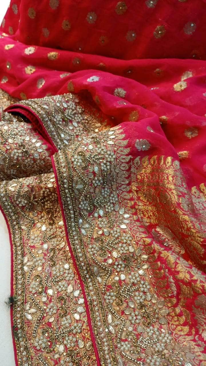 Pure Banarasi Khaddi Saree