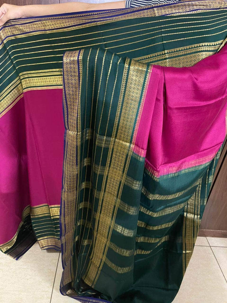 Latest) South Indian Pure Banarasi Silk Saree For Wedding