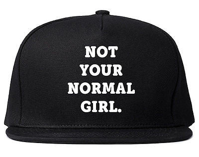 Very Nice Not Your Normal Girl Weird Snapback Hat - Very Nice Clothing