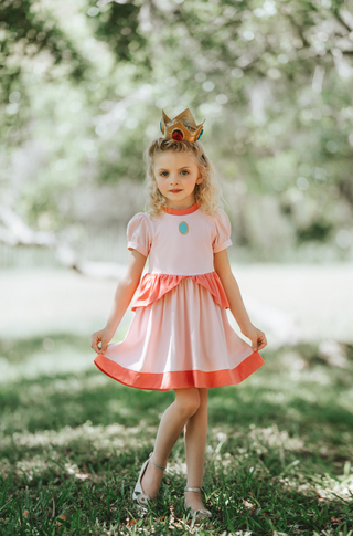 Bloom Short Sleeve Leotard in Pink