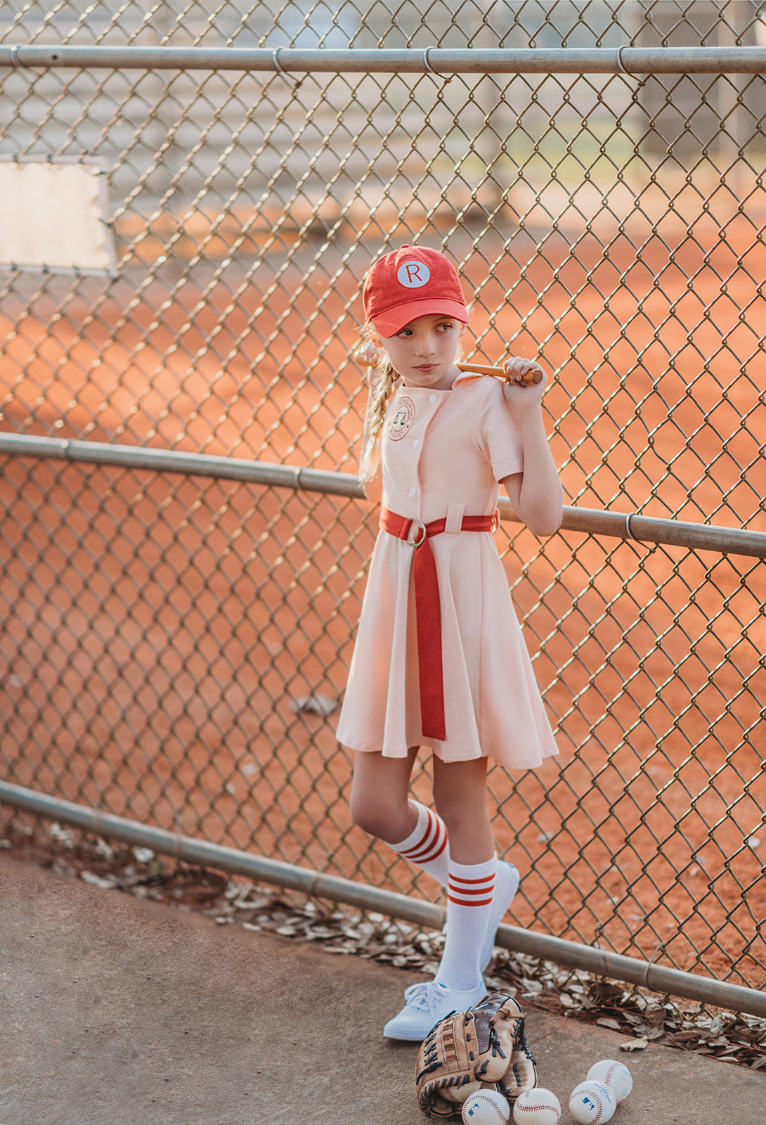girls baseball uniform