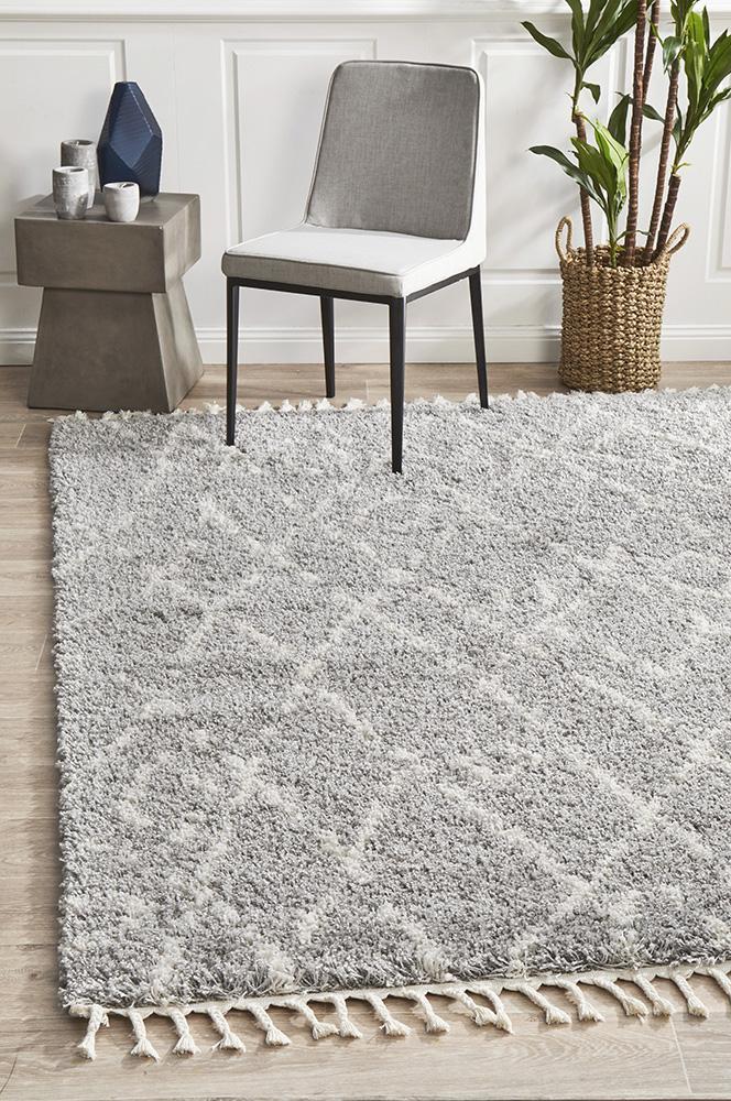 Affron 55 Silver Rug - Rugtastic