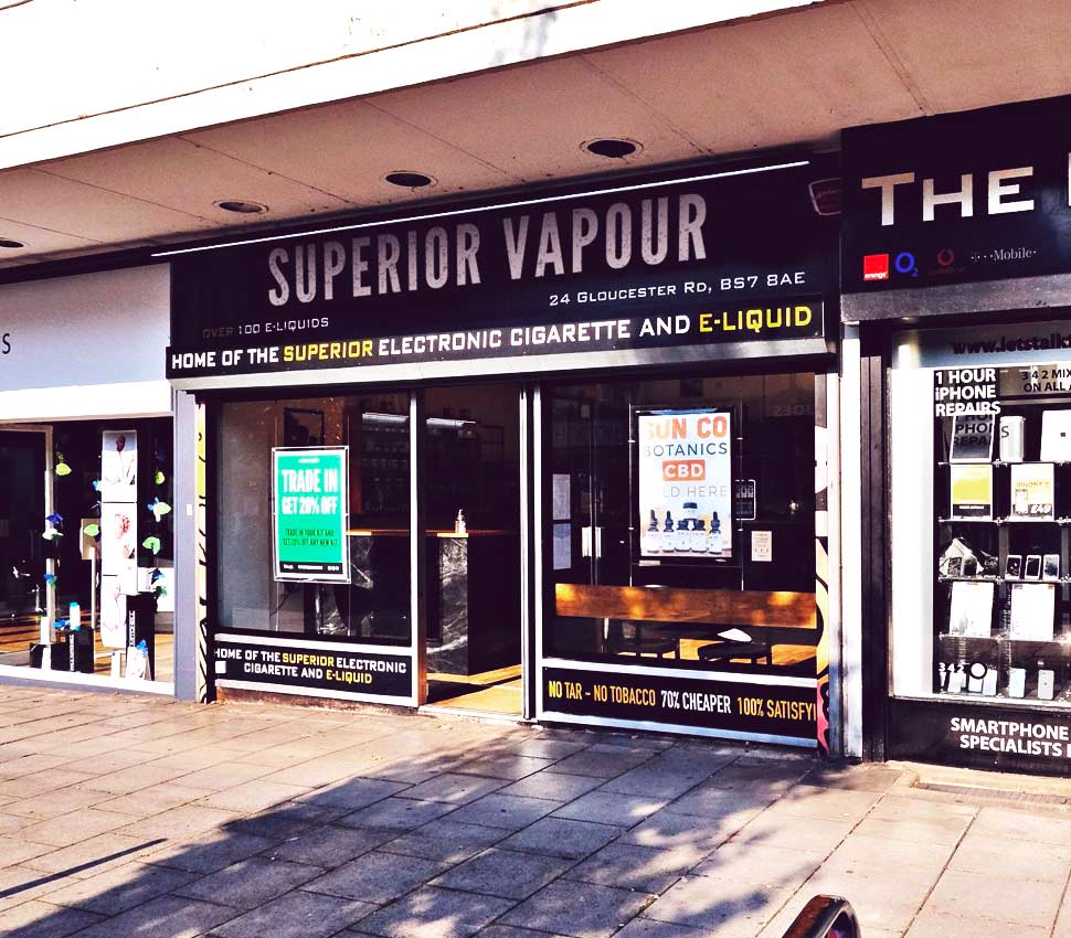 Vape Shop Gloucester Road, Bristol - Exterior