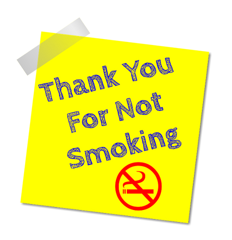 thank you for not smoking