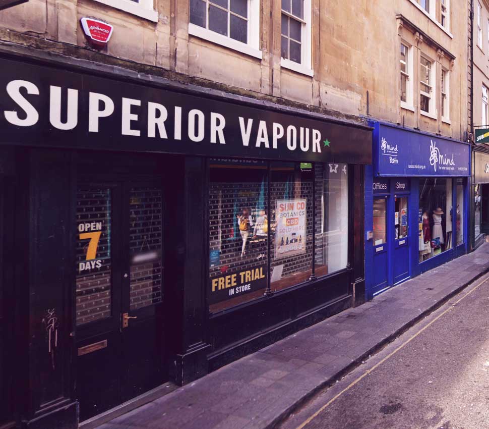 Vape Shop Bath - Exterior