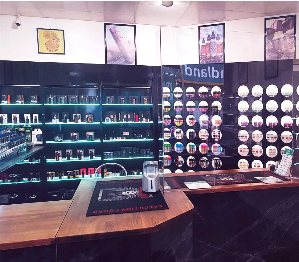 Vape Shop Bath - Interior