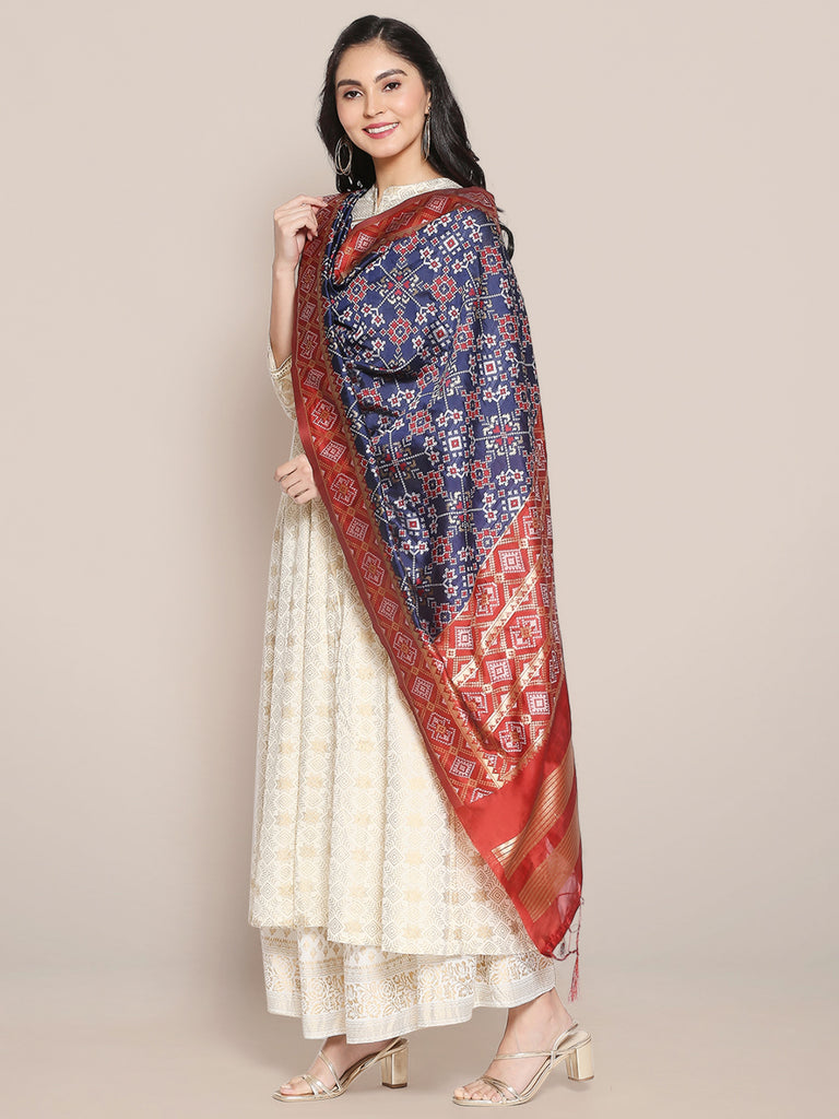 Banarasi Patola Silk Dupatta Dupatta Bazaar