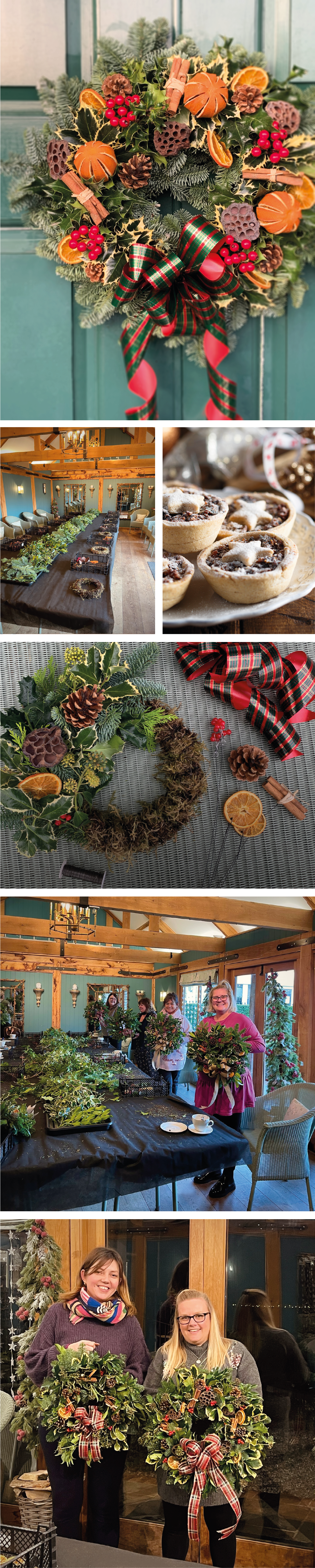 Wreath Making Workshop Photos - Wentworth Garden Centre