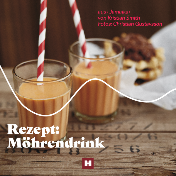 Rezeptbild für jamaikanischen Möhrendrink, zwei Gläser