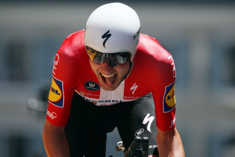 PAU, FRANCE - JULY 19: Kasper Asgreen of Denmark and Team Deceuninck - Quick-Step / during the 106th Tour de France 2019 - Stage 13 a 27,2km Individual Time Trial Stage from Pau to Pau / ITT / TDF / #TDF2019 / @LeTour / on July 19, 2019 in Pau, France. (Photo by Chris Graythen/Getty Images)