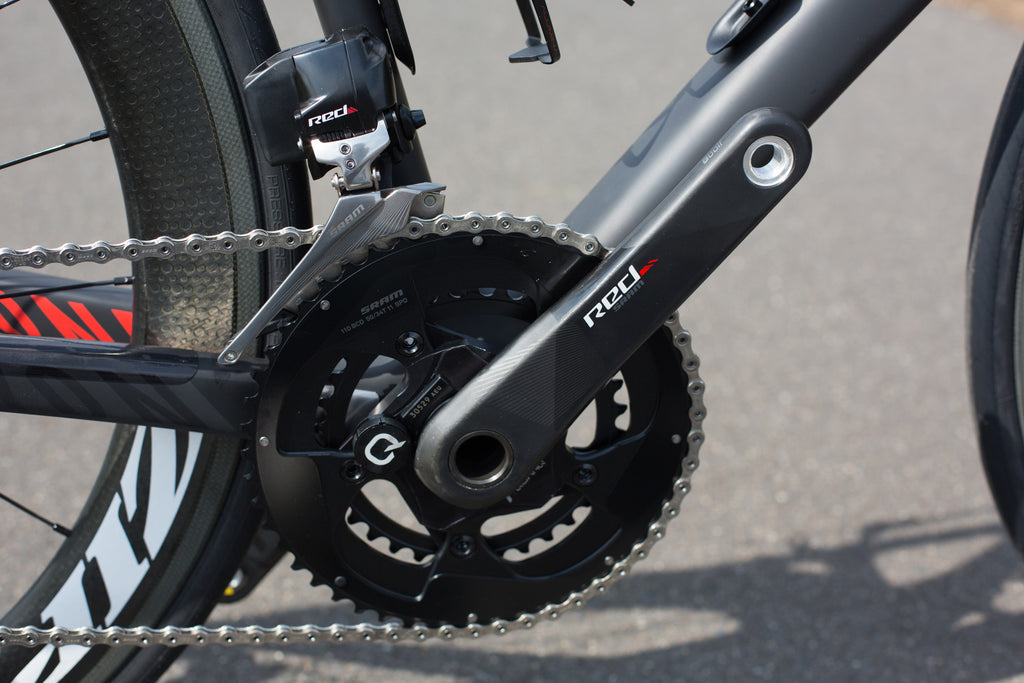 SRAM Red chainset, photo by Balint Hamvas, Cyclephotos