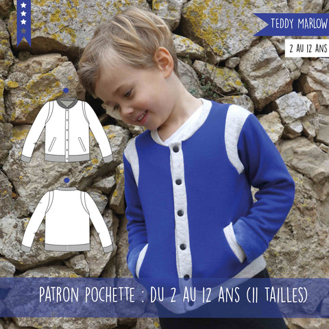 Patron teddy Marlow du 2 au 12 ans