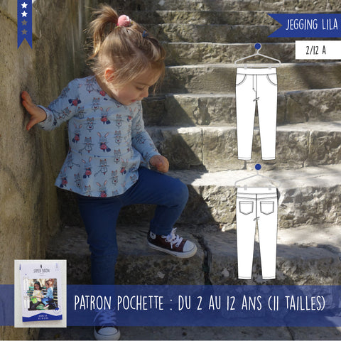 Patron jegging Lila du 2 au 12 ans