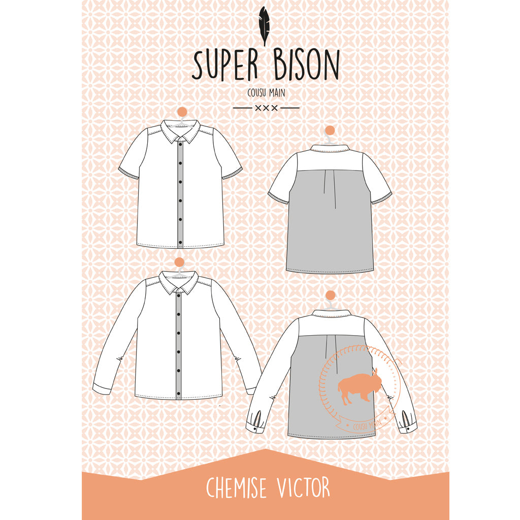 Patron Chemise Victor 7 12 Ans Pdf Super Bison