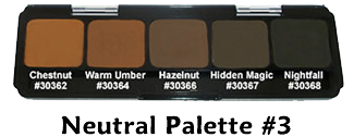 Graftobian HD Glamour Creme Neutral Palette #3