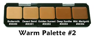 Graftobian HD Glamour Creme Warm Palette #2