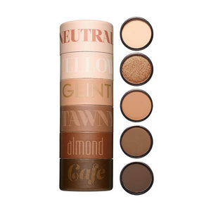 Melt Cosmetics Neutral Browns Petite Eyeshadow Stack - Camera Ready Cosmetics - Melt Cosmetics Eyeshadow